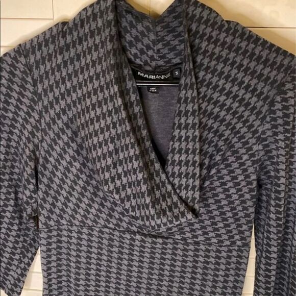 Marianne Cotton Dress with Drape Front - Picture 3 of 4